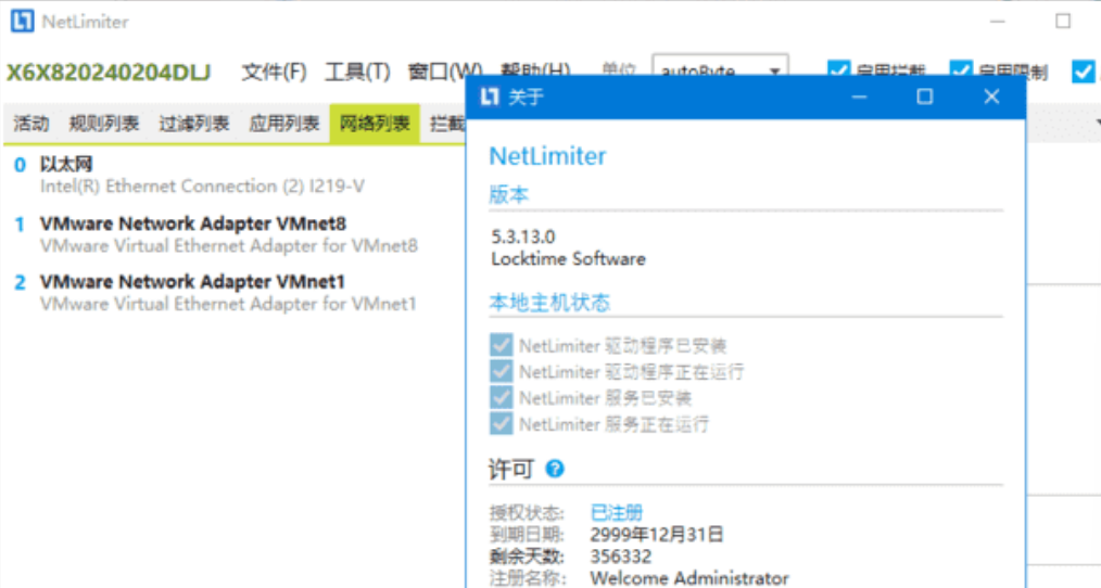 NetLimiter screenshot
