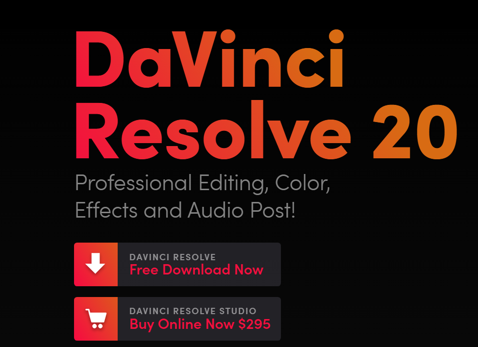 DaVinci Resolve screenshot