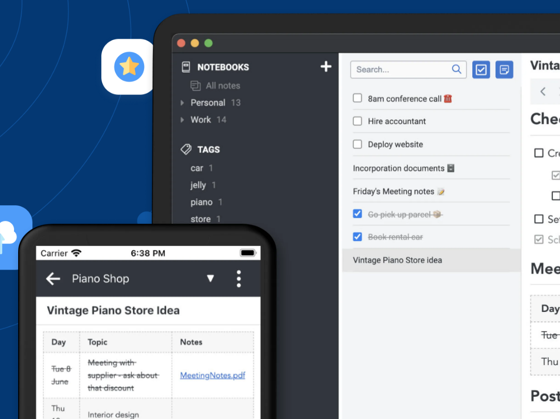 SecureNote Hub screenshot