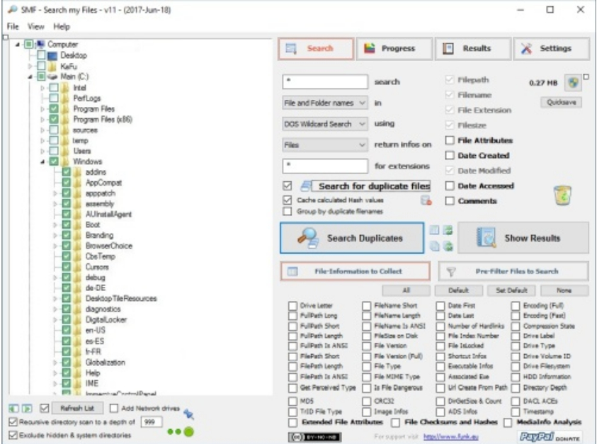 Search my Files screenshot