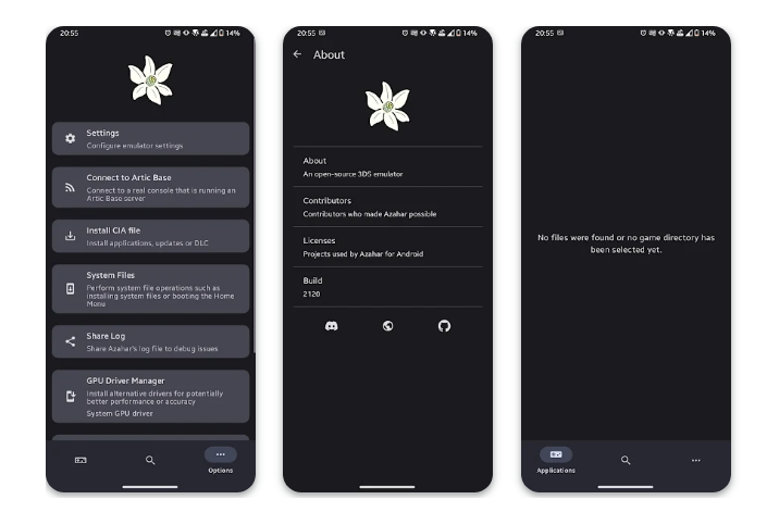 Azahar Emulator screenshot
