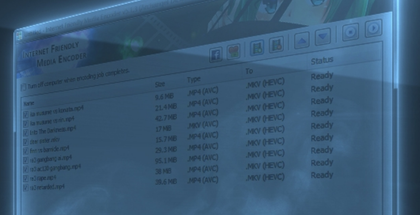 Internet Friendly Media Encoder screenshot
