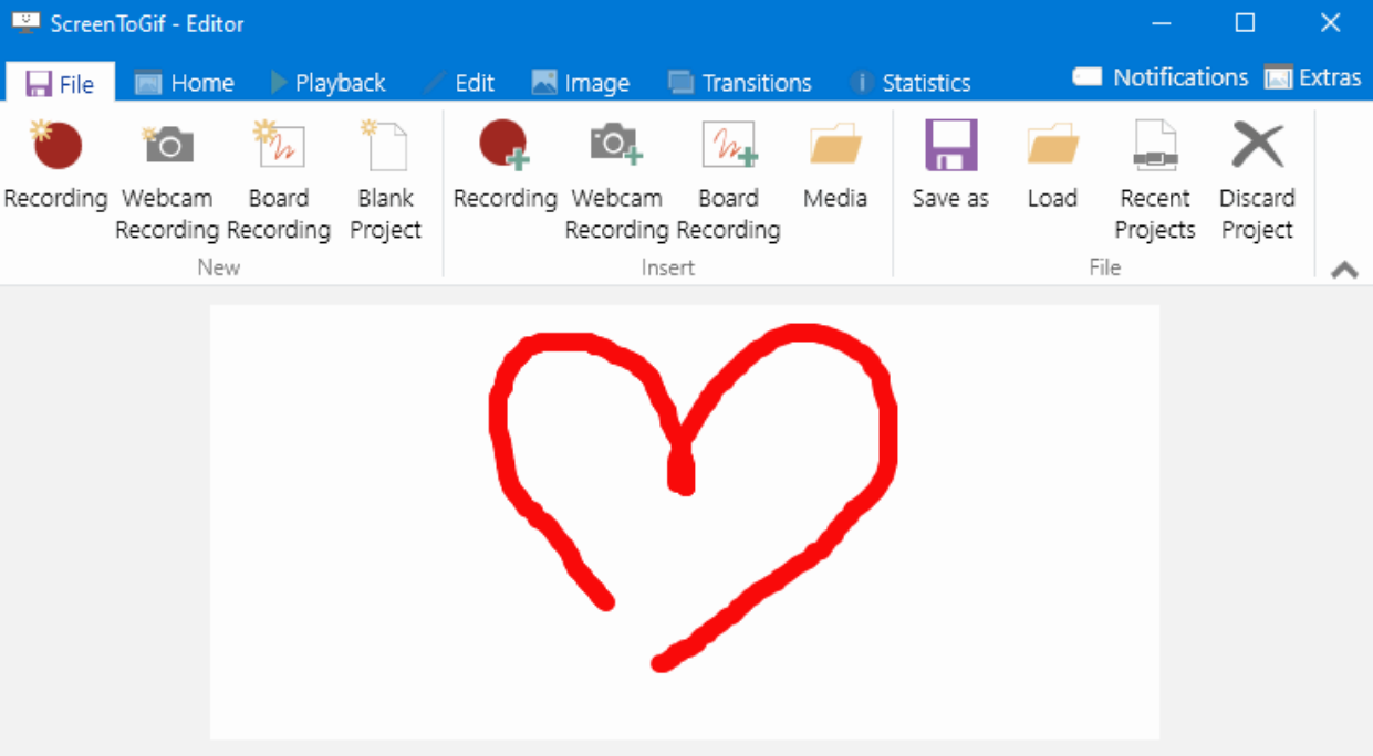 QuickCast Editor screenshot