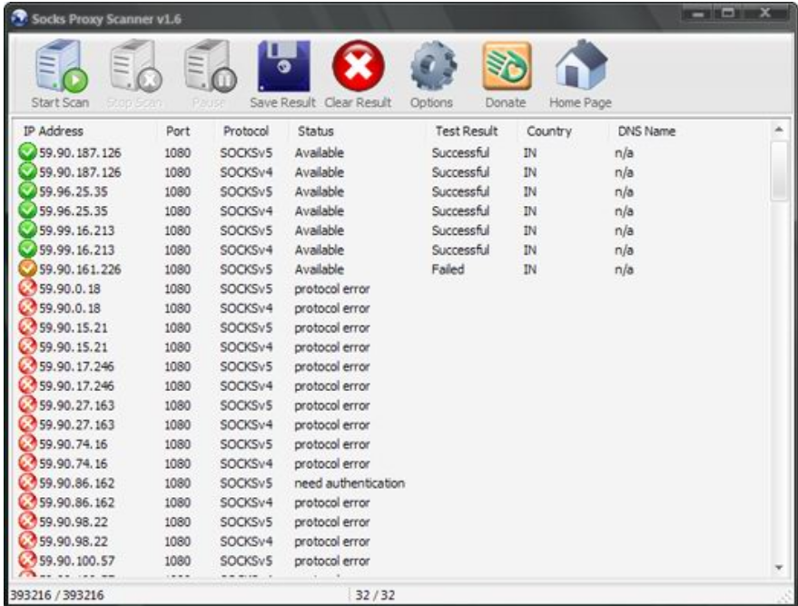 Proxy List Generator screenshot