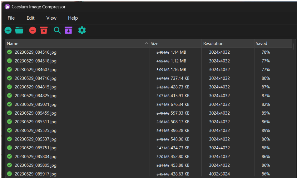 VisualZip screenshot