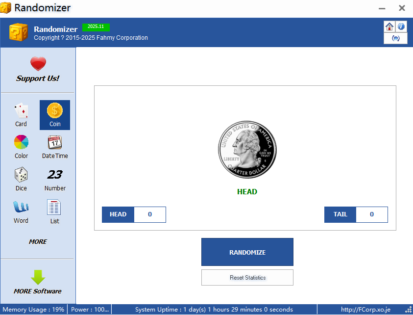 Randomizer screenshot