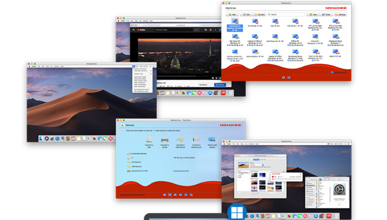 NoMachine screenshot