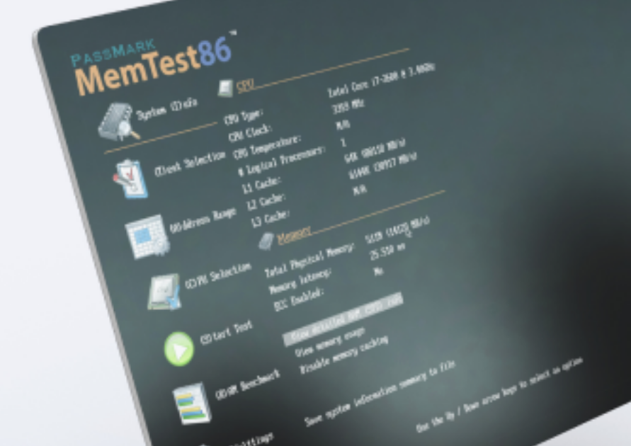 MemTest86 screenshot