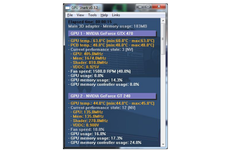 GPU Shark screenshot