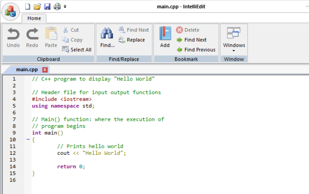 IntelliEdit screenshot