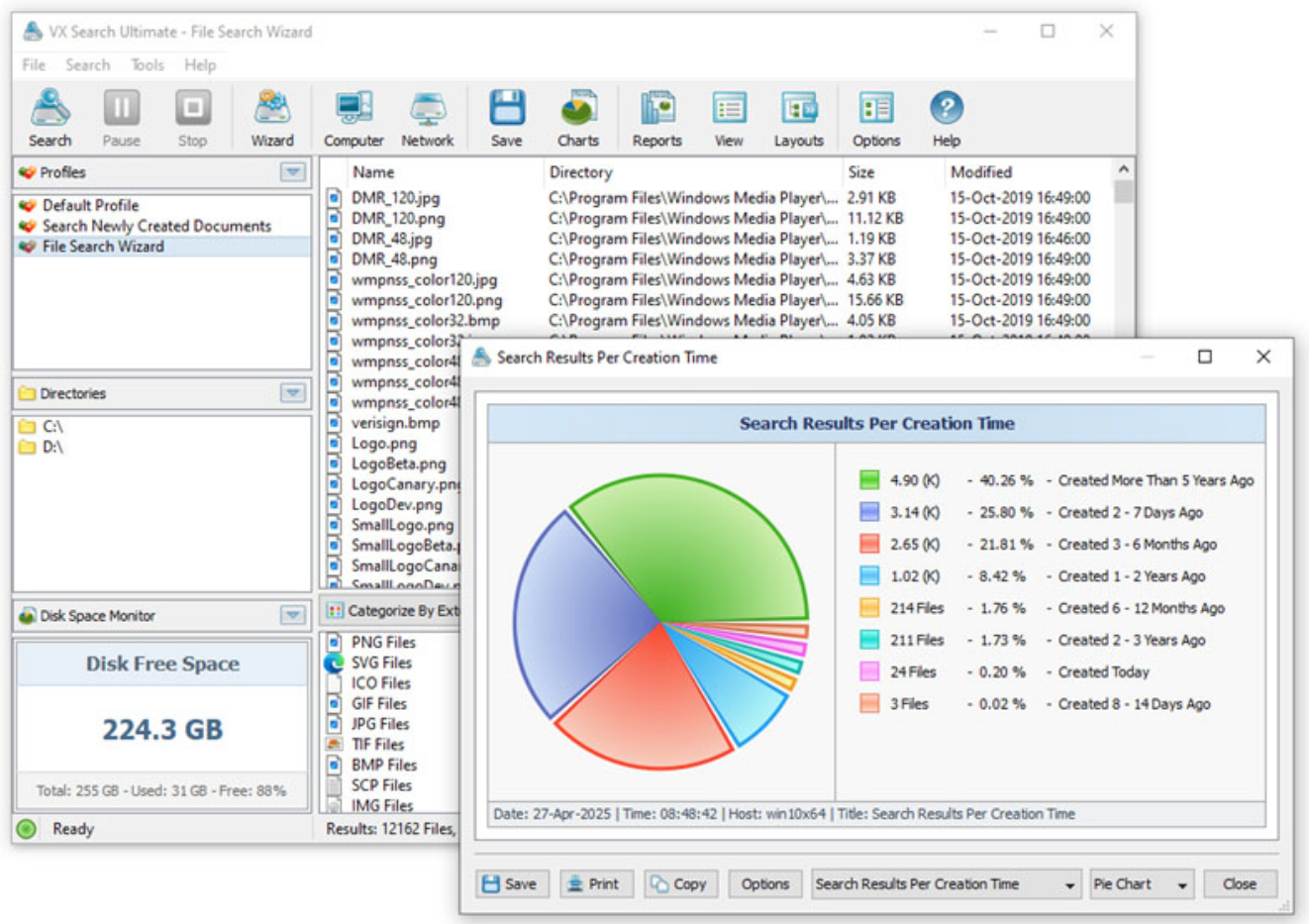 VX Search screenshot