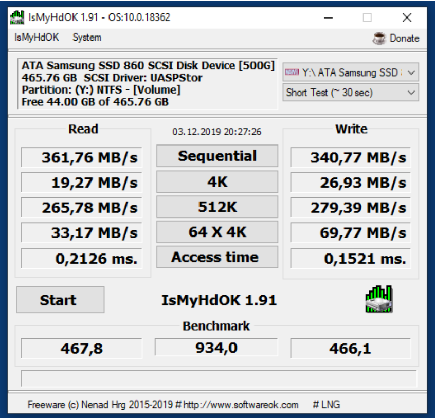 IsMyHdOK screenshot