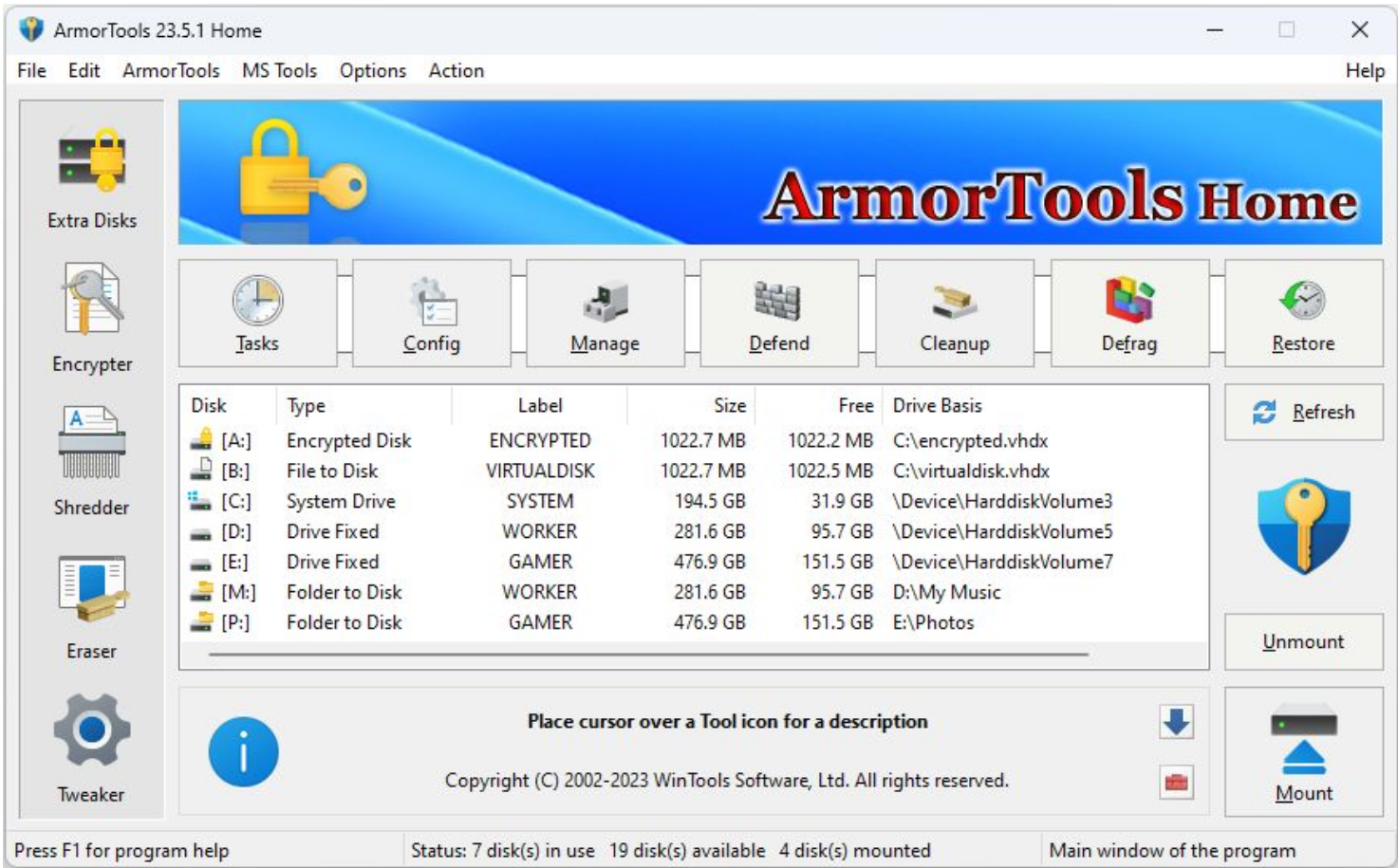 ArmorTools screenshot
